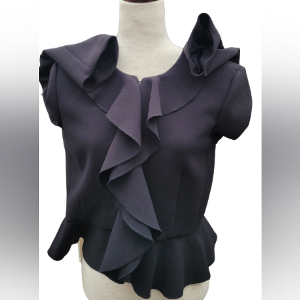 Ann Taylor Short Ruffle Jacket - Picture 4 of 10